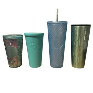 Starbucks Assorted Color Tumblers (4)